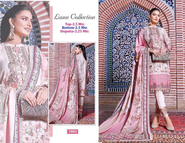 Apna Zara Shahjahan 1 Karachi Cotton Designer Dress Material Collection 